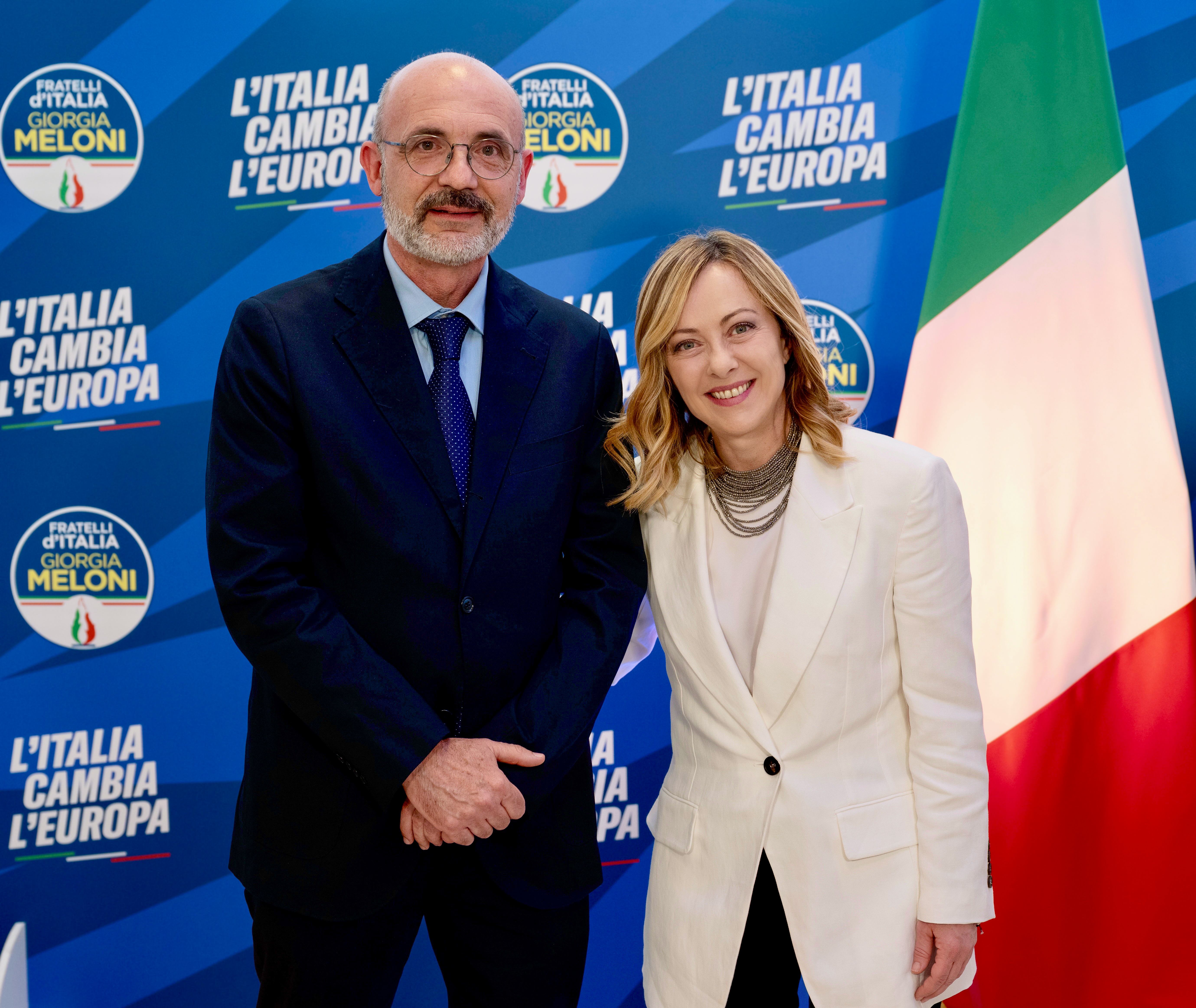 Vincenzo Lotesoriere incontra Giorgia Meloni